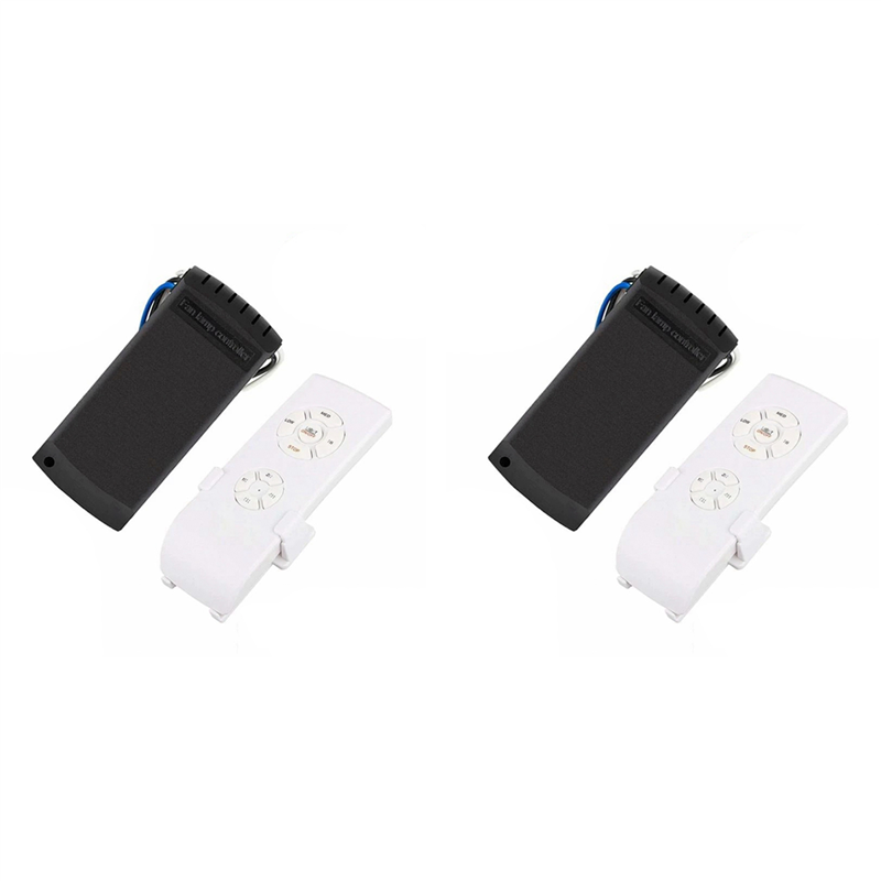2X Tuya Smart Ceiling Fan Remote Control Kit APP Control Smart Home Adjusted Wind Speed for Home,220V
