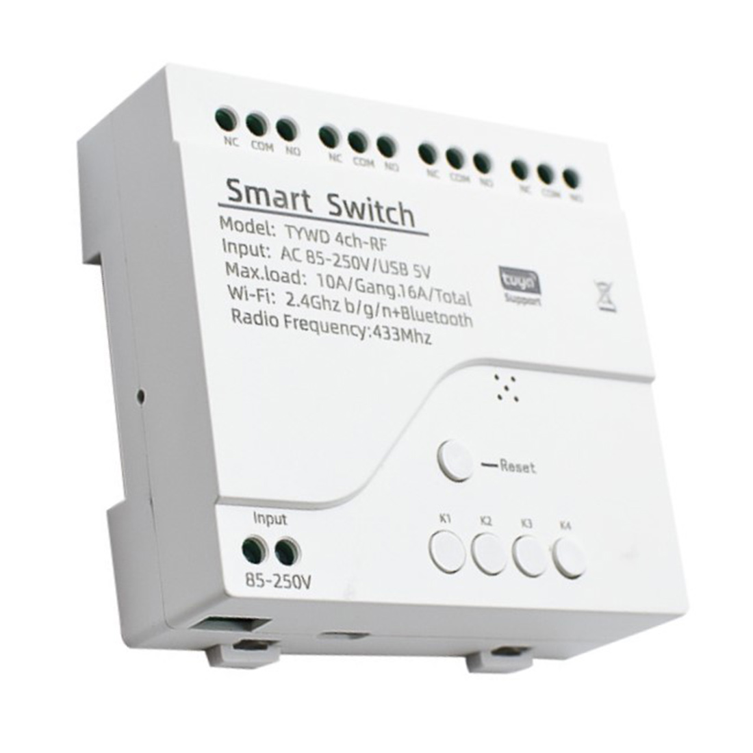 Smart Wifi Motor Switch Module 433 Remote Control Relay,AC85-250V