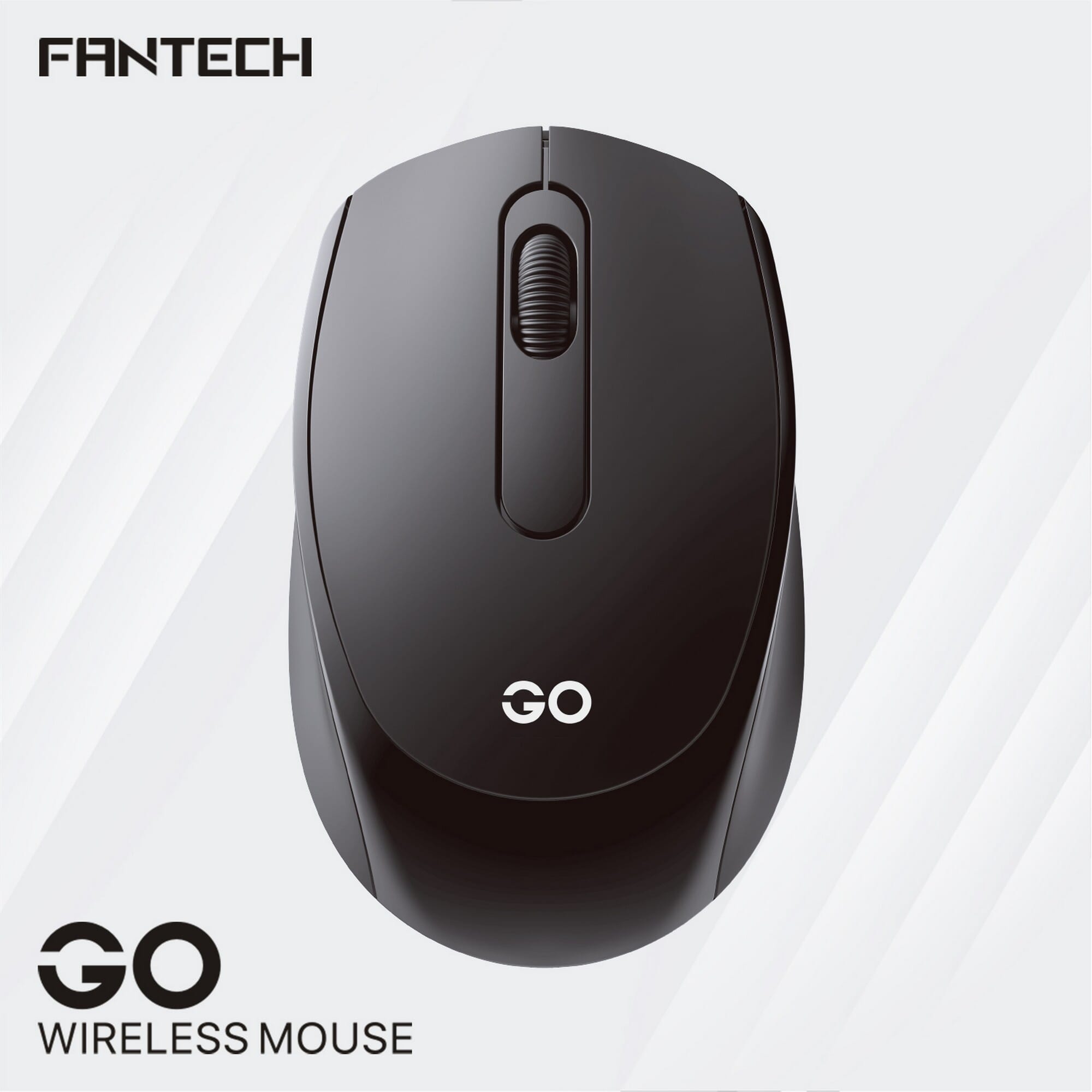 Fantech Mouse Wireless Office GO W603 Silent Click 2.4Ghz 1600DPI-Black