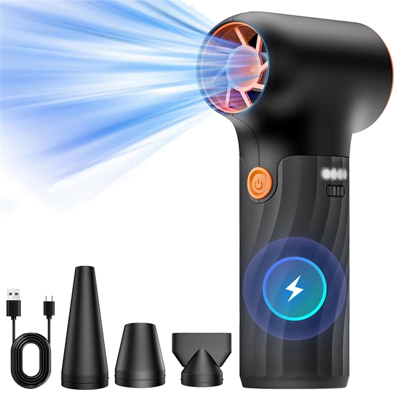 Mini Fan Electric Air Duster 130000RPM Adjustable Speed