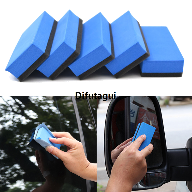 Difutagui Car Ceramic Coating Sponge Wax Coat Applicator Pads Sponges Car Maintenance Hot Selling Polishing Cloth Special Sponge Car Cleaning Tool 1pc