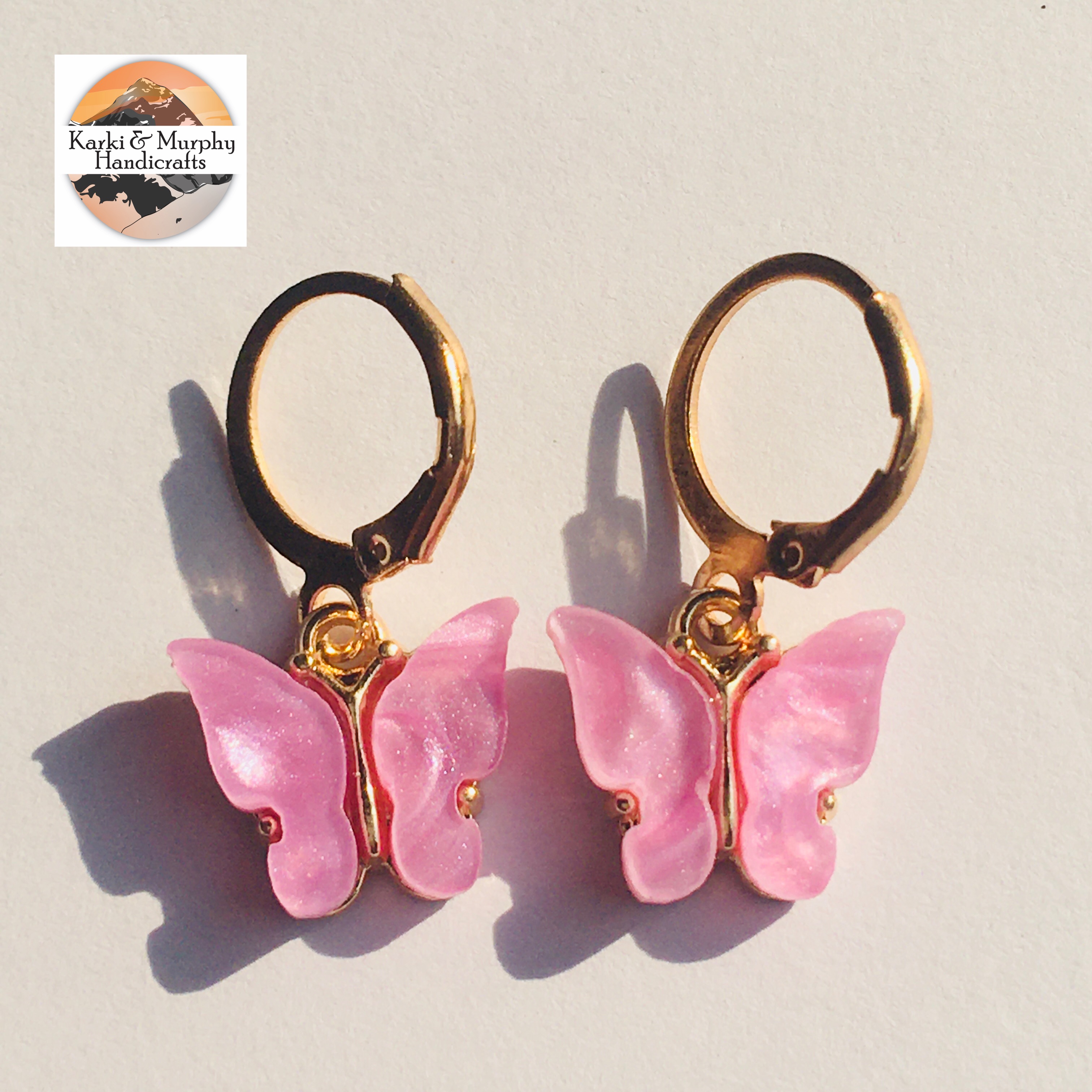 Butterfly Charm Hoop Jhumka Earrings For Women