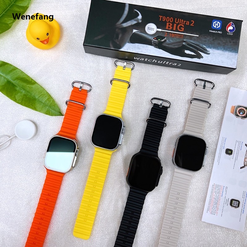 Wenefang T900 Ultra big 2.19 display Smartwatch 2024 Series 9 t900 Ultra big Luxury 2.19 Smart Watch Men Women Bluetooth Call Waterproof Watch 9