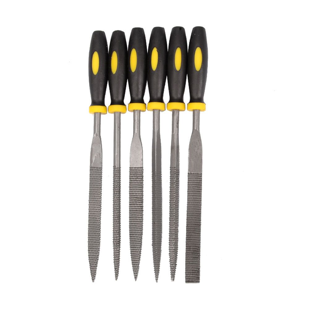 SquareHalf-Round File Mini Needle Needle Files Tool Set Wood Metal Carving Assorted Rasps Metal File Rasp Wood Rasp Files For 6Pcs