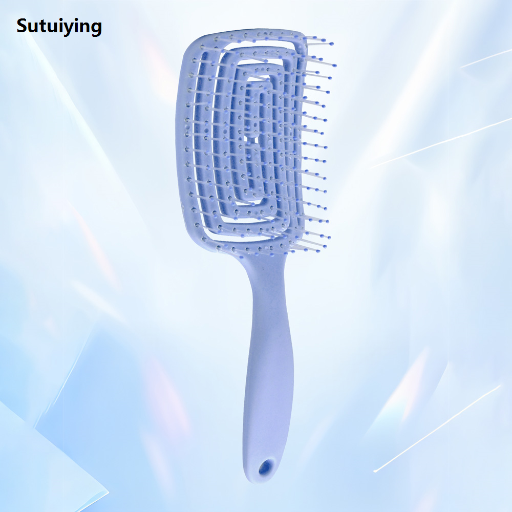 Sutuiying 1PC Breathable Hair Brush - Wide Tooth Detangling Design Luxury with Air Cushion for Women/Men Daily Use Travel