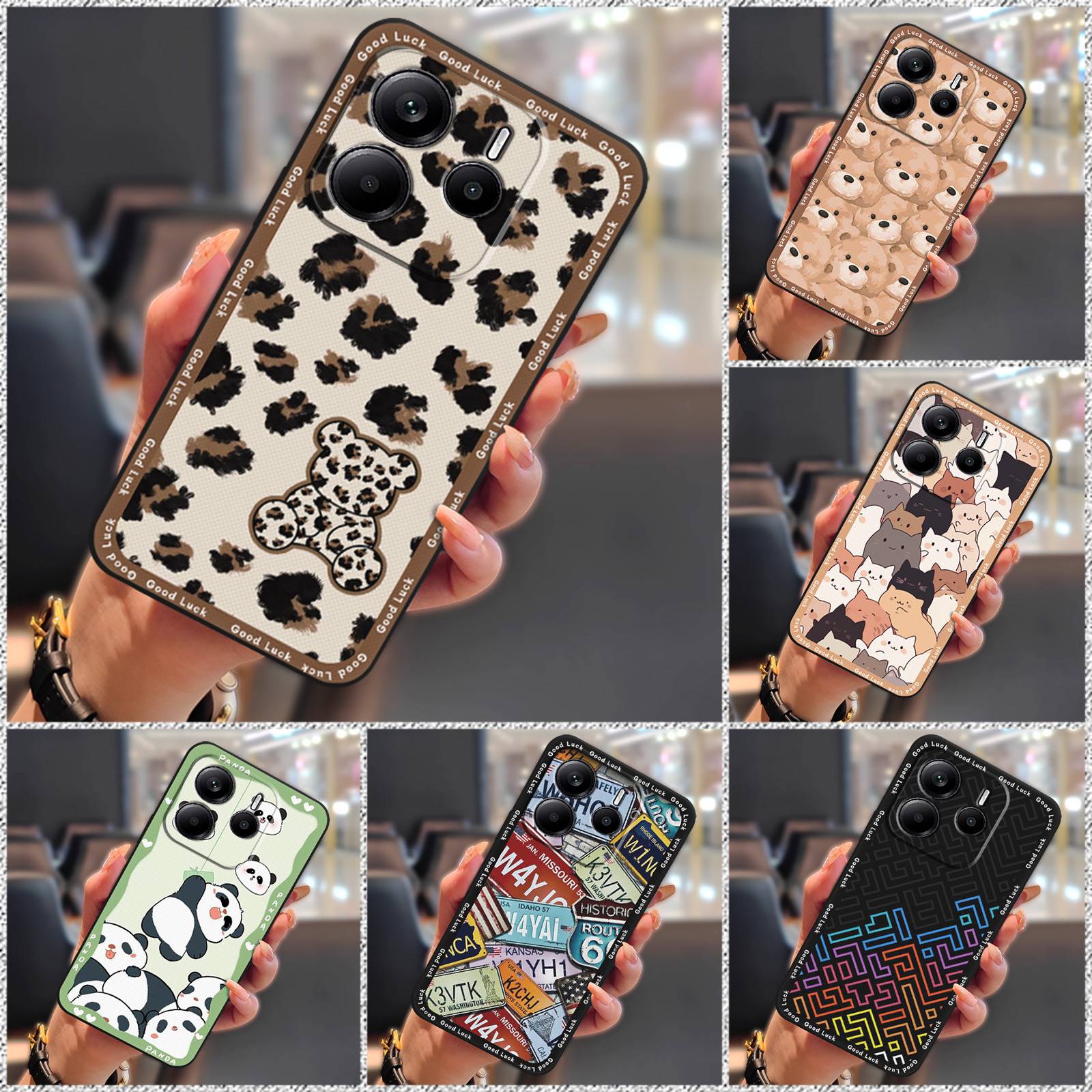 Dirt-resistant Waterproof Phone Case For Redmi Note14 5G Global Fashion Design TPU Silicone Shockproof Cover Durable