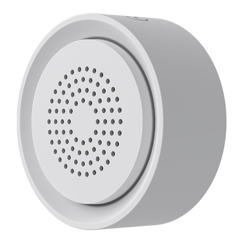 (GGBR)-Tuya WiFi Smart USB Sirene Alarm Sensor Sound & Light Alarm Temperature & Humidity Sensor 3 in 1 for Alexa