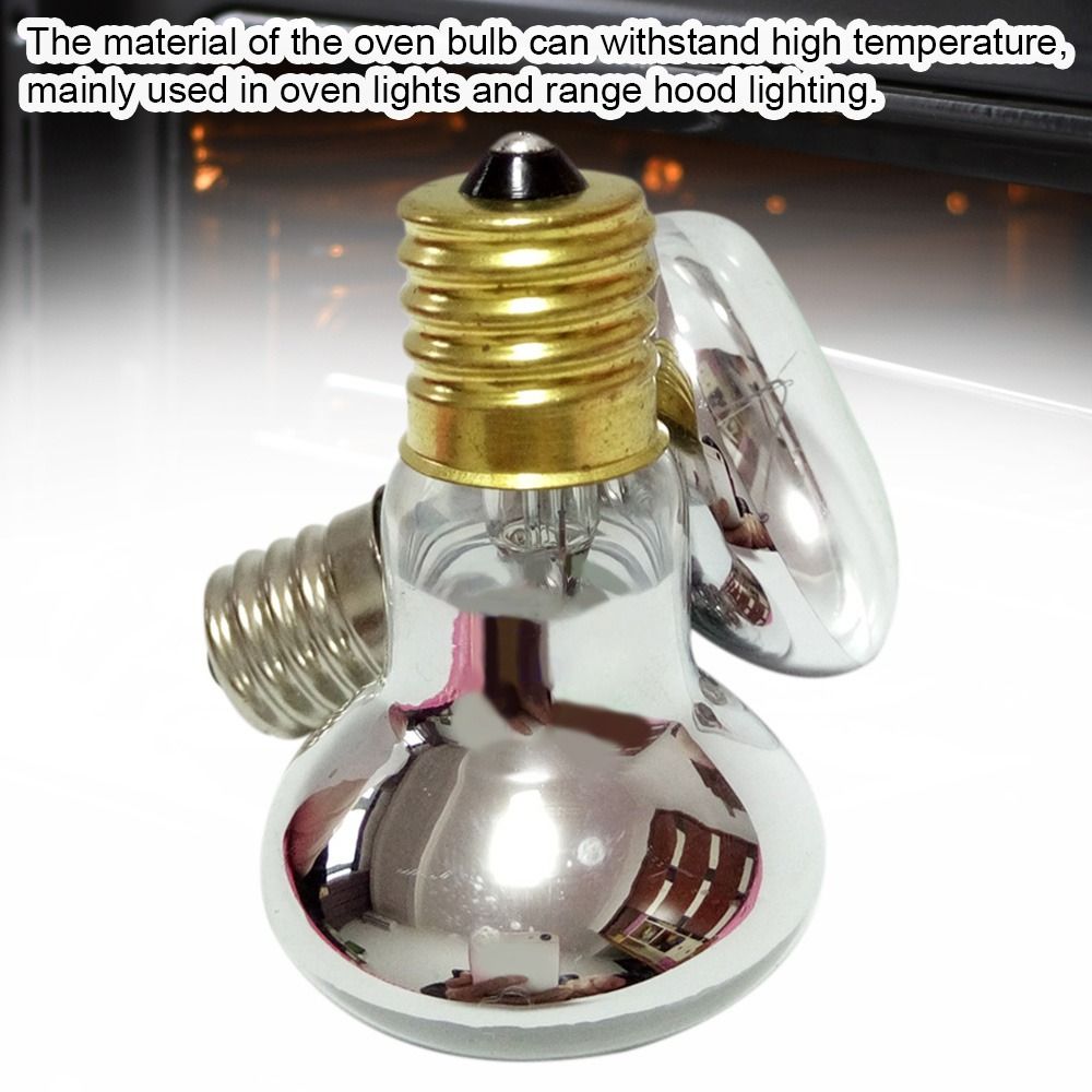 Mini Cooker Hood Lamp R39 E17 110V-120V Oven Light Filament Salt Bulb Heat Resistant