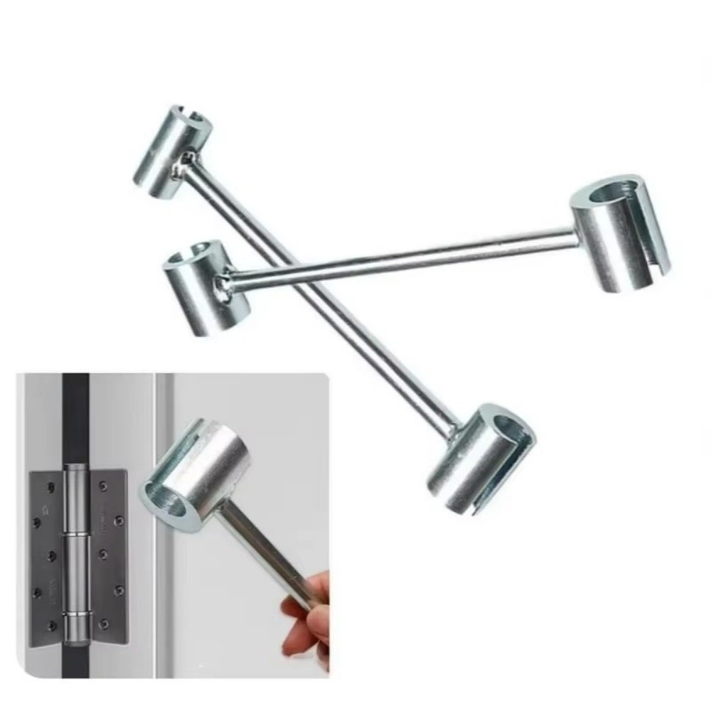 New Portable Hinges Gaps Adjusting Wrench Multi-function Repair Door Hinge Adjustment Tool Double Head Door Hinge Repair Wrenchs
