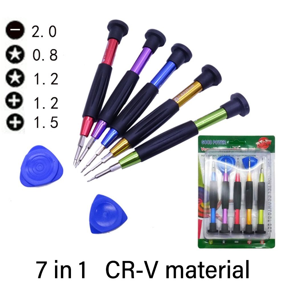 Practical Precision Mobile Phone Repair Tools Aluminum Alloy Hand Tool Phone Disassemble Tool Manual Screwdriver Set Phone/Laptop