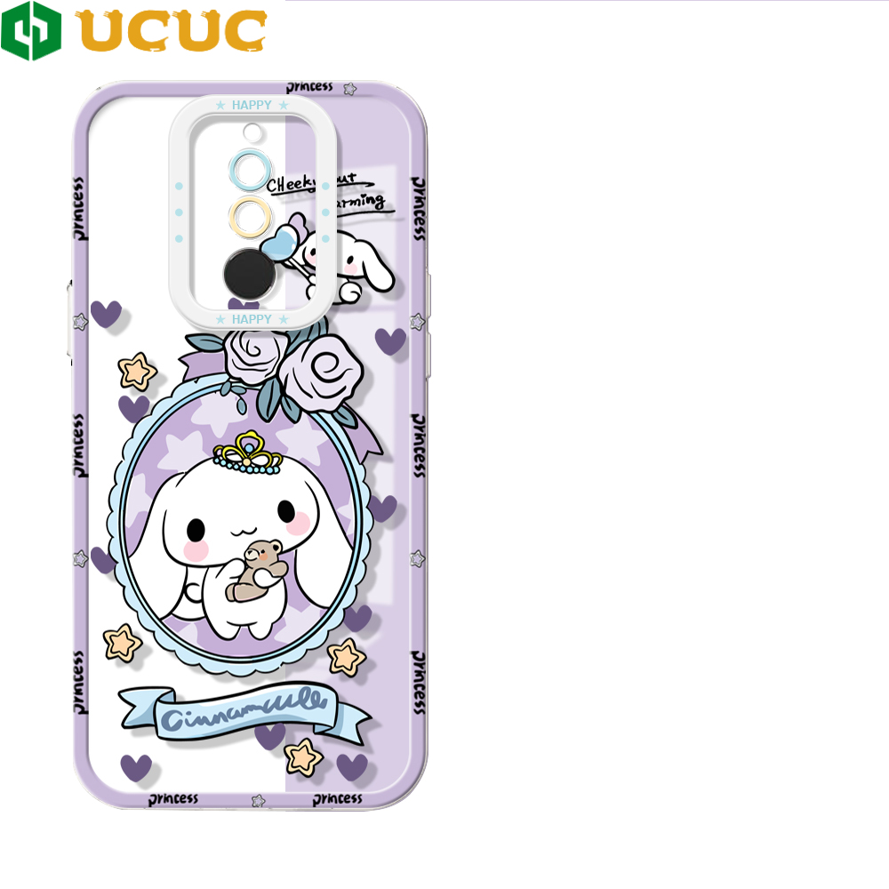 UCUC for Redmi 8 Back Cover Cute Kuromi Transparent TPU Ultra Thin Soft Phone Cases