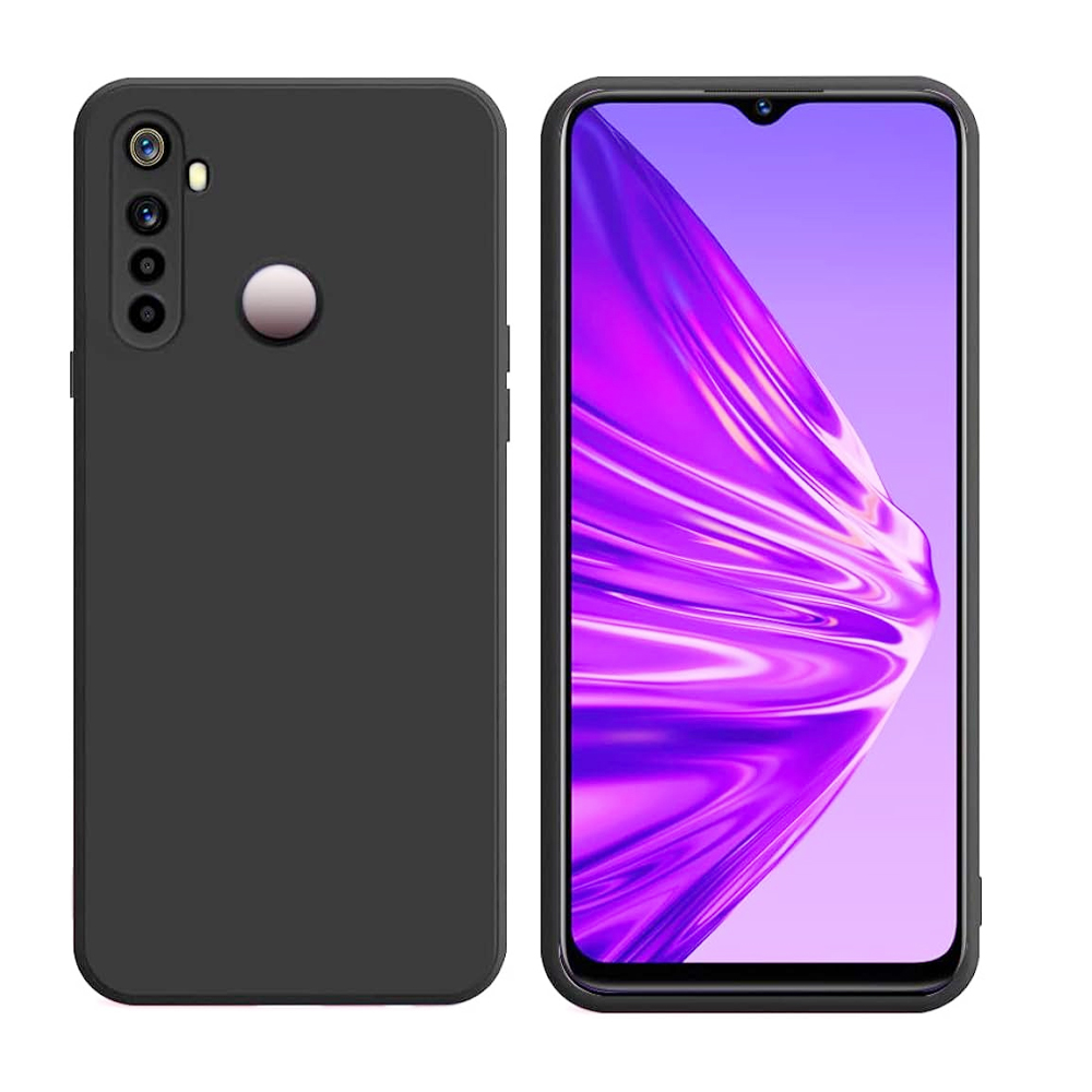 For Realme 5 | 5S | 5i | Narzo 10 | Rubberized Silicone case | Slim Soft Matte Flexible Matte Touch Shock Proof