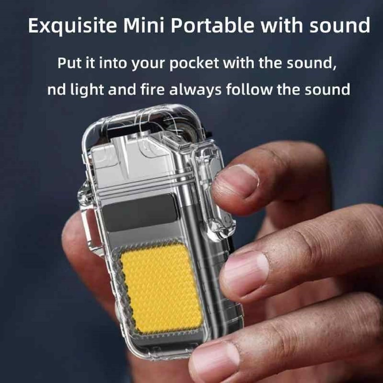 Rechargeable Flameless IP56 Arc Lighter Multifunctional Portable Wind Proof Dual Arc Lighter With LED Lighting