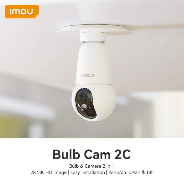Smart WiFi Bulb CCTV Camera Full Color 360° Auto Tracking Two Way Audio E27