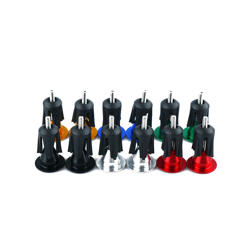 Durable Cycling Lock-On Aluminum Alloy Handlebar Grips Covers Handle Bar Cap Bike Handle End Plugs