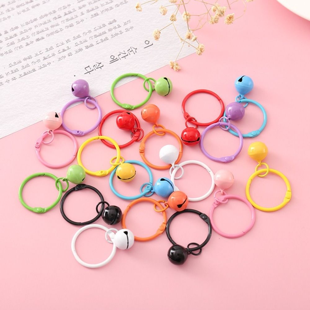 Cute Candy Colors Metal Bells DIY Handmade Jingle Bell Colorful Pet Bell Accessory for Decoration