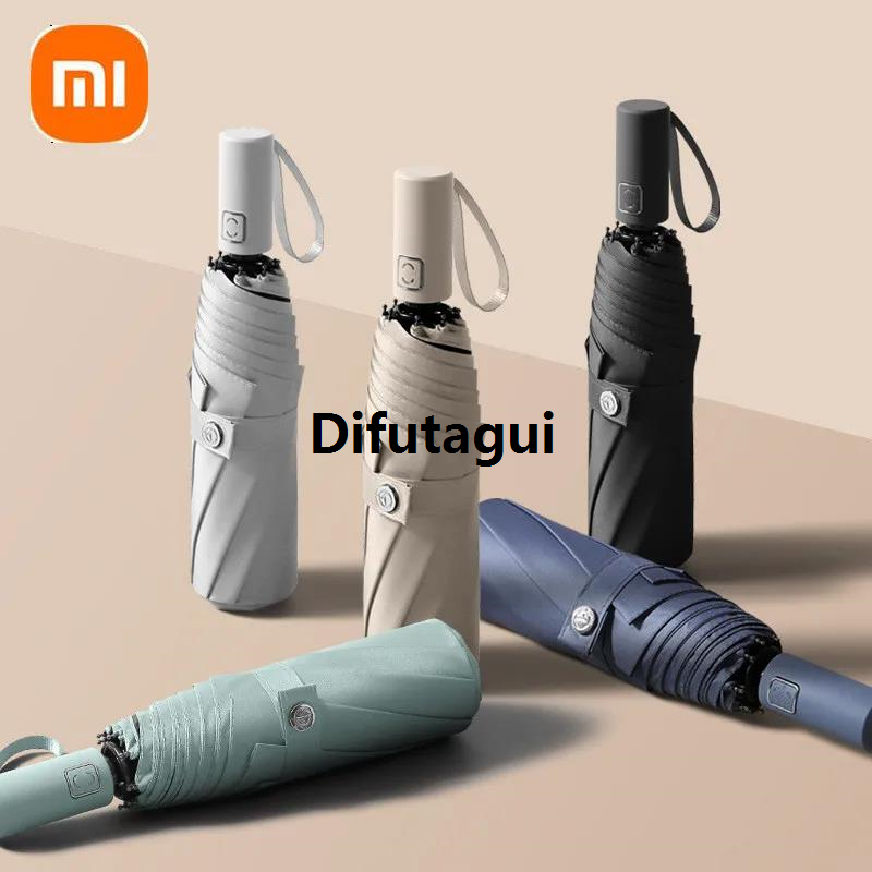 Difutagui Xiaomi Automatic Umbrella Female Women For Girls Gift The Portable Sun Mini Protection Folding Small Rain Windproof UV