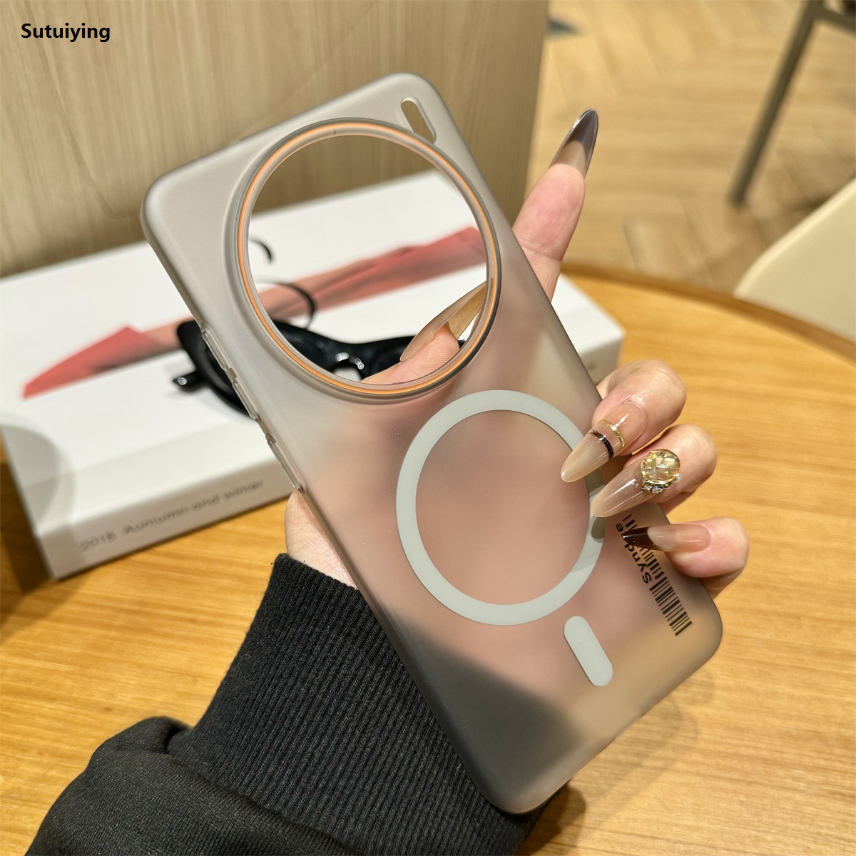 Sutuiying For MagSafe Magnetic Frosted Translucent Candy Case For Vivo X200 Sales promotion X100 Pro Mini S20 IQOO 13 NEO 10 Pro Barcode Matte Hard Fundas