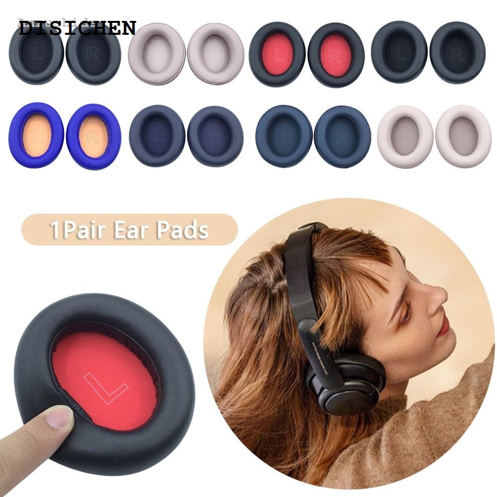DISICHEN 2025 Anrushide 1PAIR Replacement Earpads cushion for Anker Soundcore Life Q10 Original Q30 Q35 Headset Headphones Leather Earmuff Ear Cover Earcups