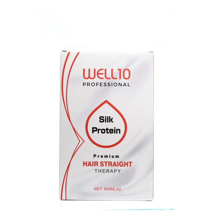 Well 10 Premium Hair Straight Therapy, Silk Protein 850ml Pack Of 2