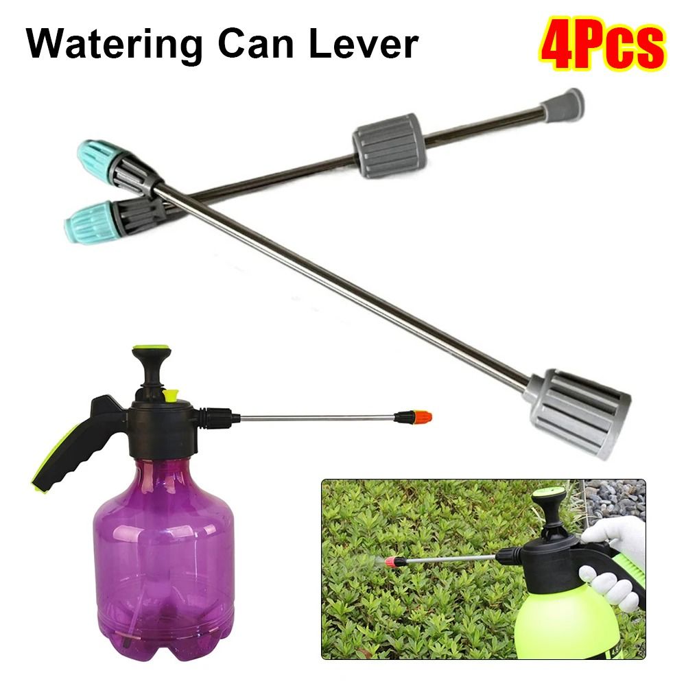 4Pcs New Portable Spray Bottle Extension Rod Plastic Hand Operated Long Nozzle 22cm Pressure Pot Spray Nozzle Gardening Tool