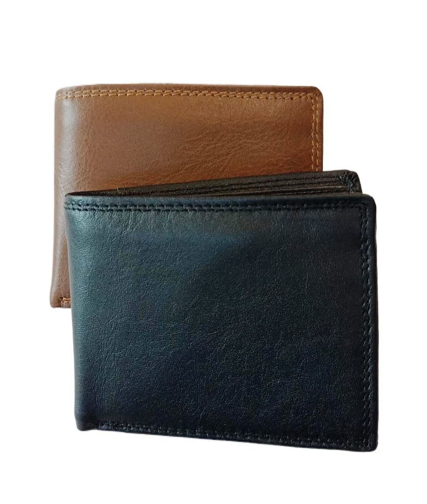 Dirk And Brown | Men’s Premium Leather Wallet - Bi-Fold Stylish Wallet with Multiple Card Slots & Cash Compartments
