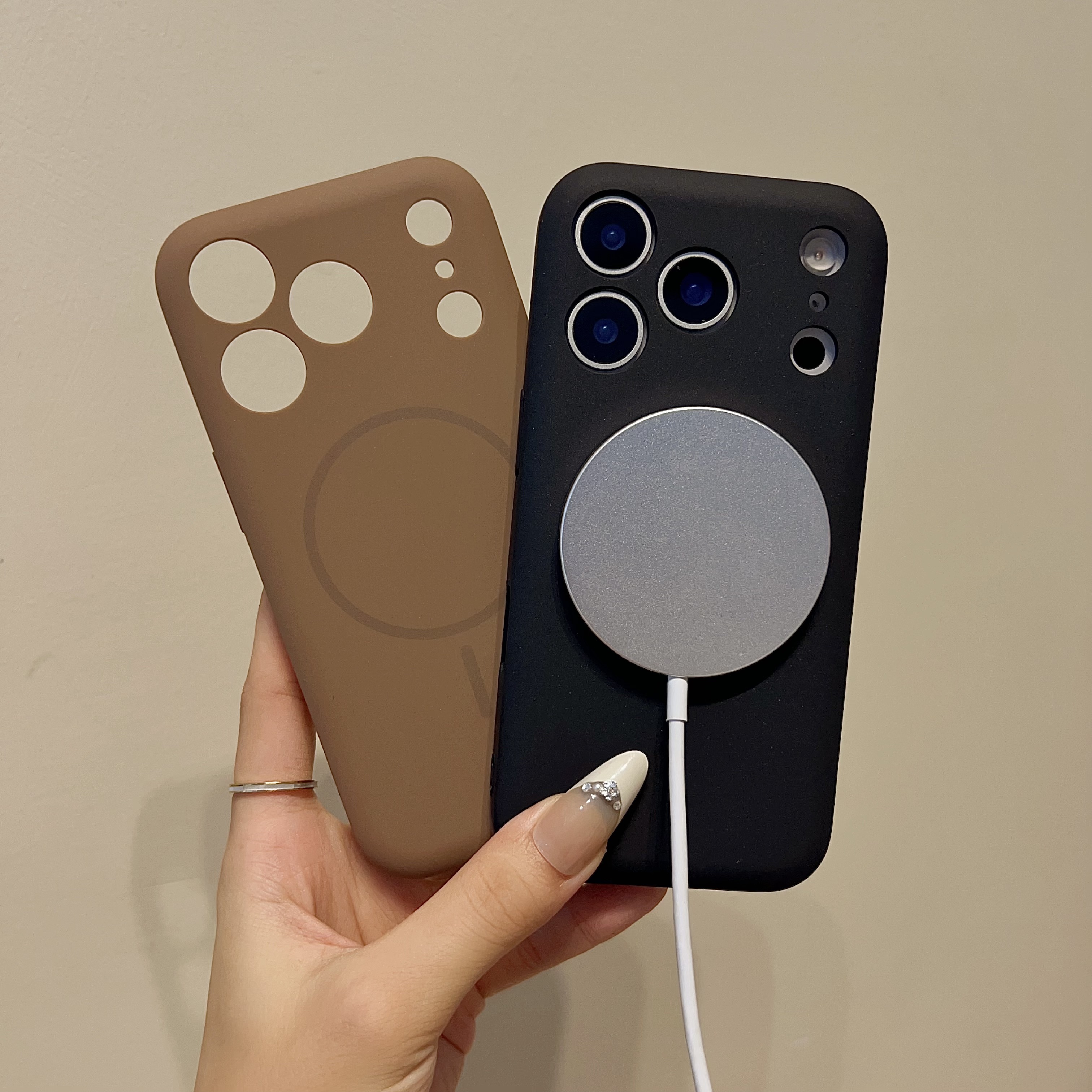 HODON Luxury Liquid Silicone Magnetic Phone Case For iPhone 17 16 15 14 13 Pro Max Cases For Magsafe Wireless Charge Glass Lens Shockproof Cover