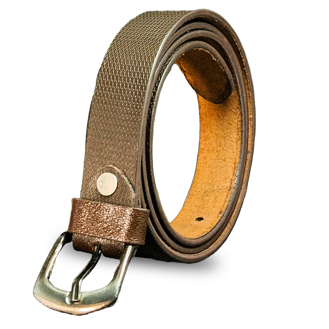 Genuine Leather Braided Brown Belt For Women-Formal [T701]