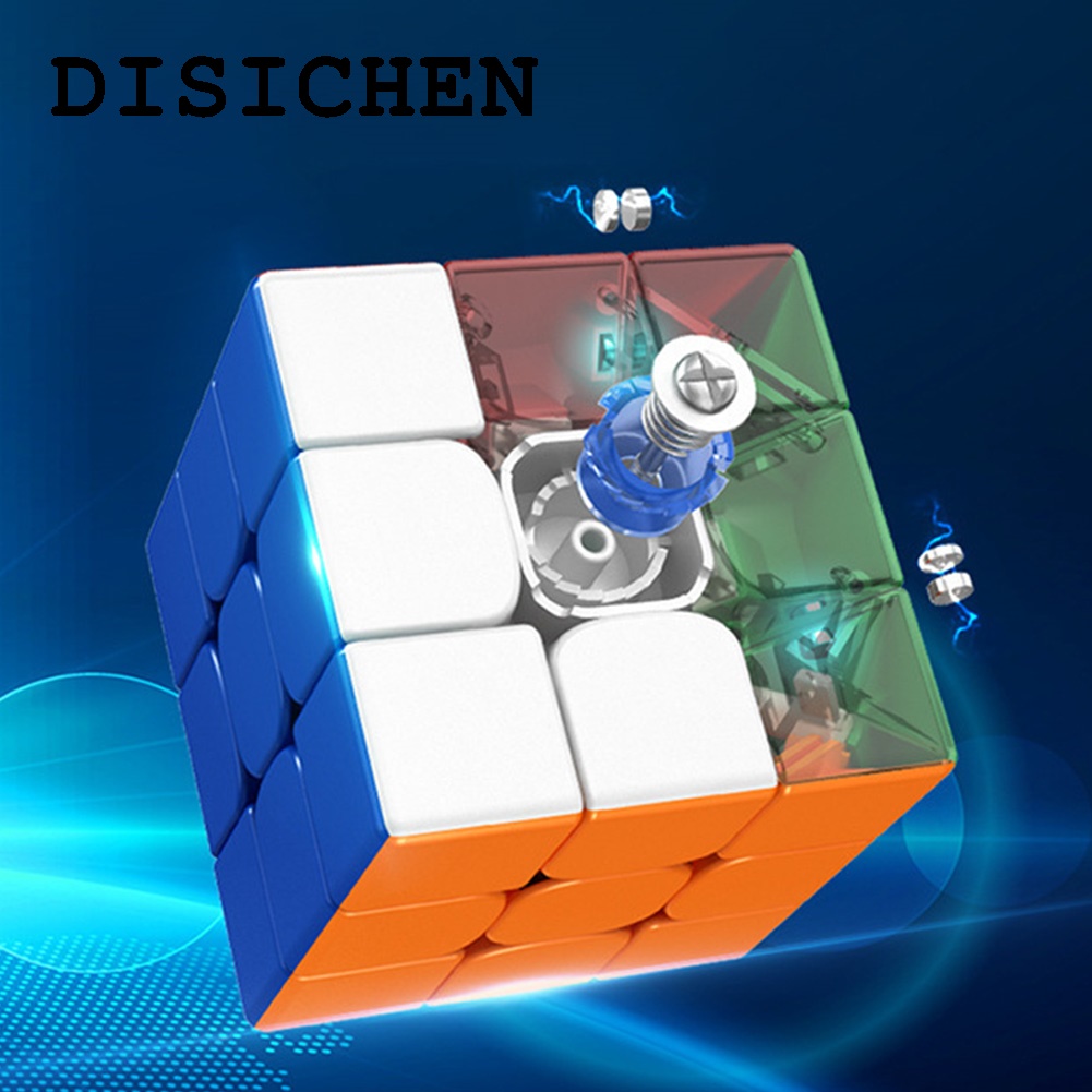 DISICHEN Bargain price 【Simple 3C】Moyu 3 Magnetic Cube Stickerless Magic Cube Puzzle oy