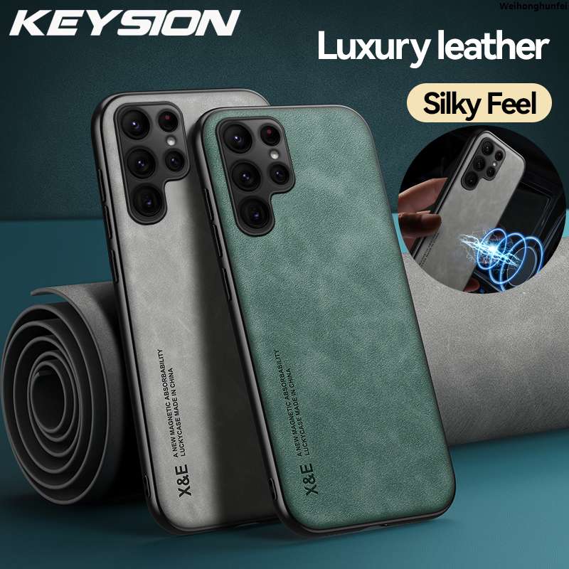 WeihonghunfeiNew KEYSION Case Samsung S23 5G S22+ FE Shockproof Phone Back Cover for Galaxy S22 Ultra S21 Plus