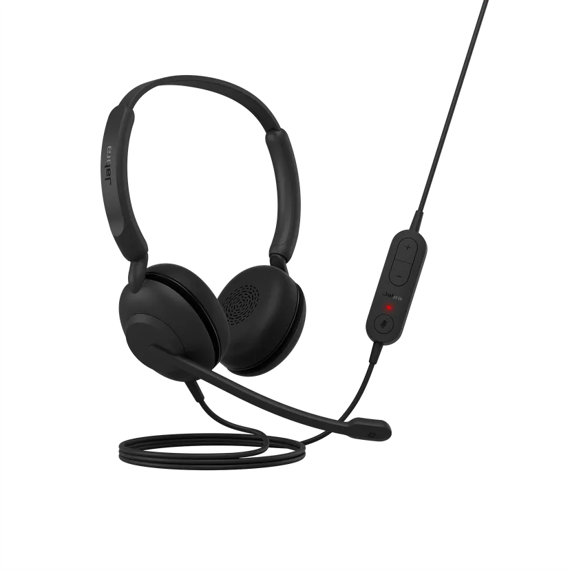 Jabra Evolve 10, on Ear Noise Cancellation mic with Fully Adjustable Boom arm and USB-A connectivity Stereo Headset