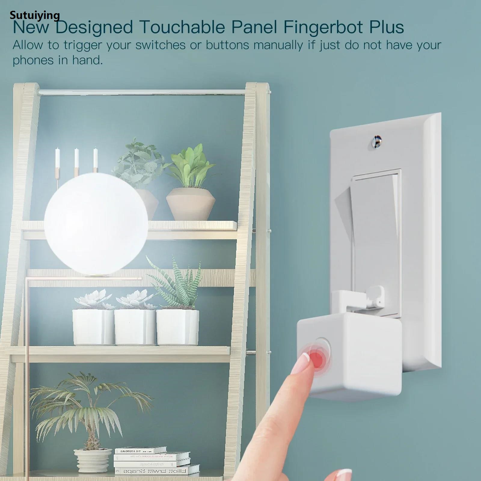 Sutuiying MOES Tuya Fingerbot Button Pusher New ZigBee finger robot Smart Luxury Life App automatic switch Voice Control Alexa Google Home