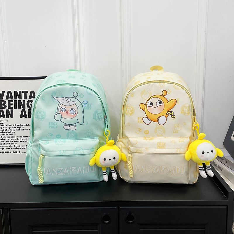 New School Bag Campus Cartoon Kulomi Backpack Backpack for Elementary School Students, Junior High School Students, High School Students, Cute Korean Version