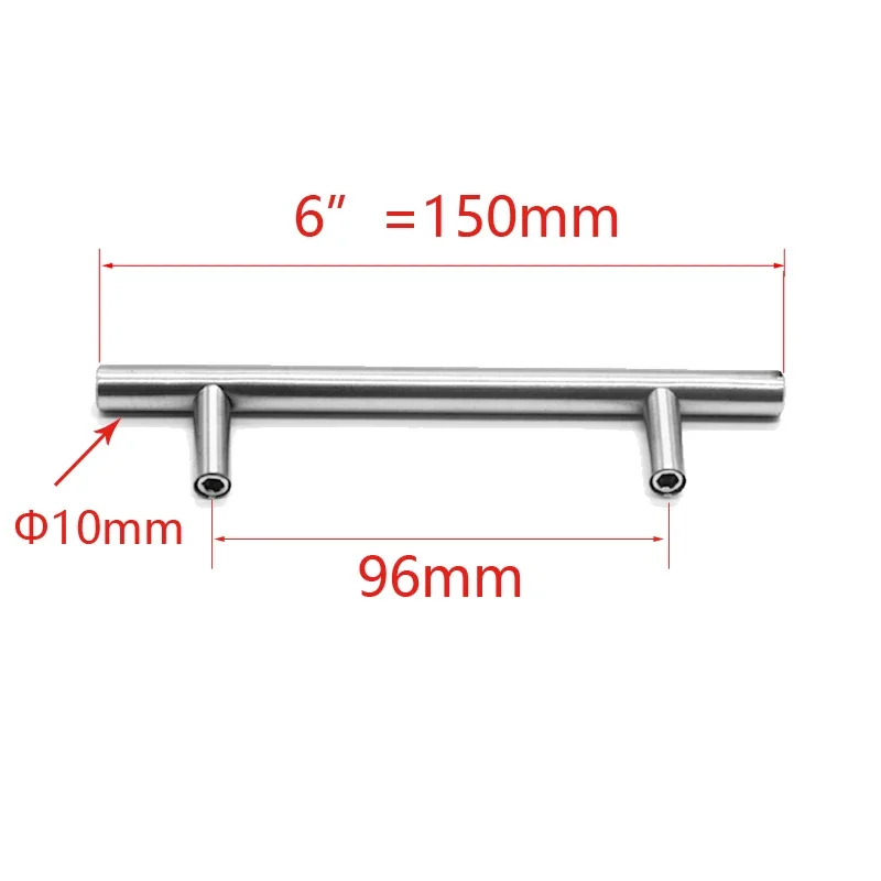 Wardrobe Furniture Hardware Drawer Cabinet Knob Zinc Alloy Black Gold Solid Cupboard Kitchen Handle T Bar House Pull