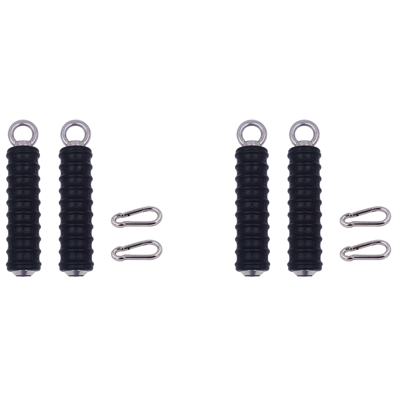 FORIDE 4Pcs Push Down Single Gym Handle Triceps Strength Pull Up Hand Grips for Cable Machine Attachment Arm Fitness Equipment