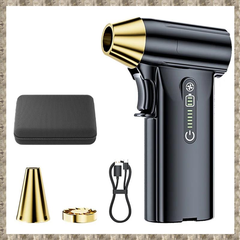 130000RPM Hurricane Handheld Dust Blower Can Be for Snow Blowing, Barbecue Assistance, Car Cleaning