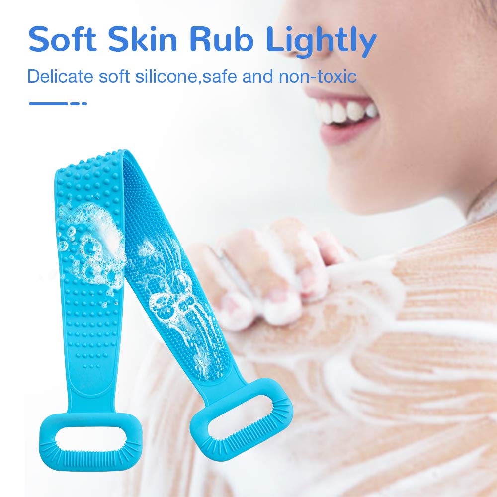 Double sided silicone Body scrubber