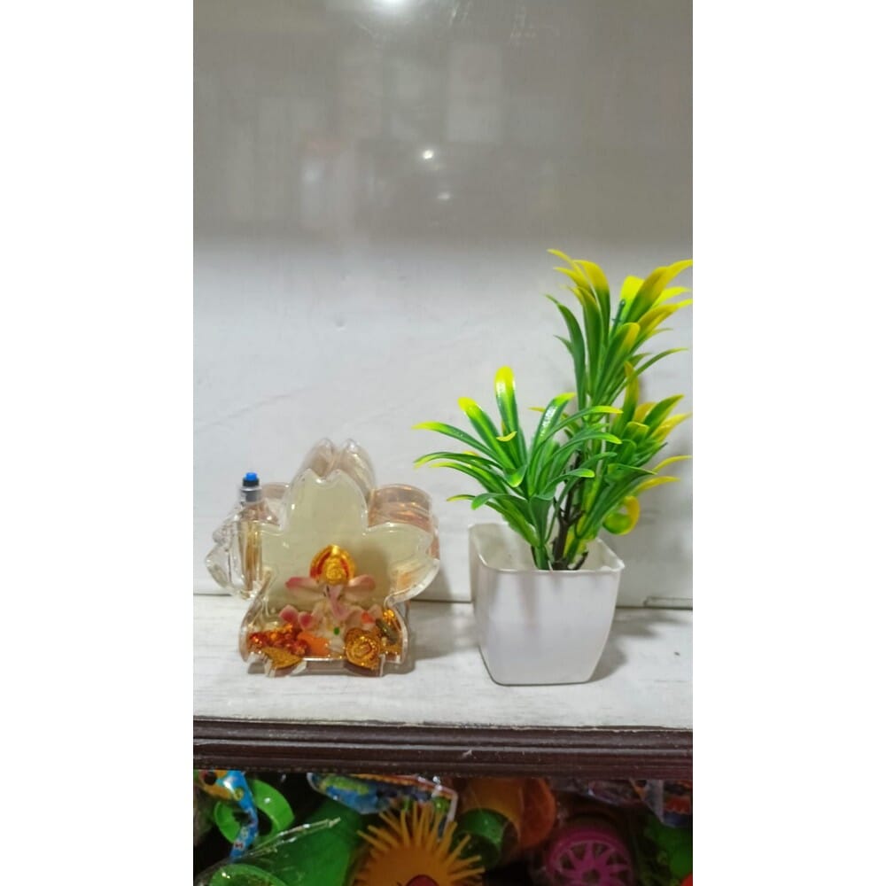 Ganesh Statue With Light For Decoration