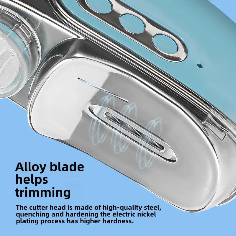 Bizzy 4 In 1 Automatic Electric Nail Clipper With Quick-drying Nail UV Lamp Toe Nail Cutter Grinder Trimmer Manicure Polishing Tools