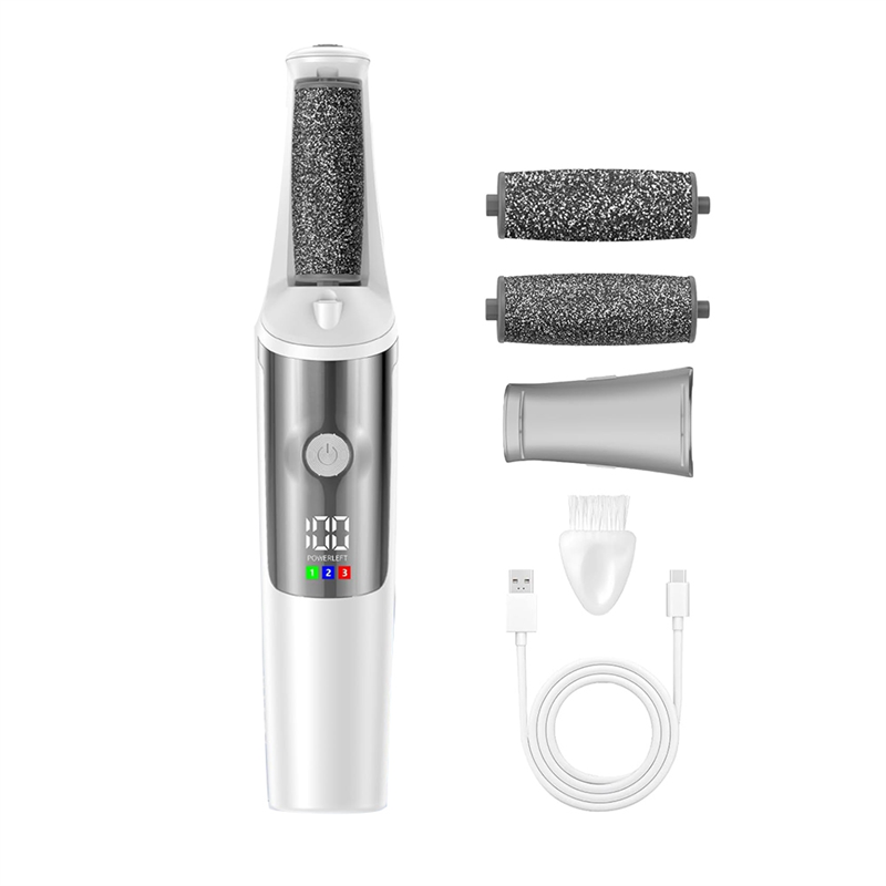 CGearuppt Electric Callus Removers for Feet,Smooth Pedicure Wand Rechargeable Electric Foot File,Pedicure Tools for Dry,Dead White