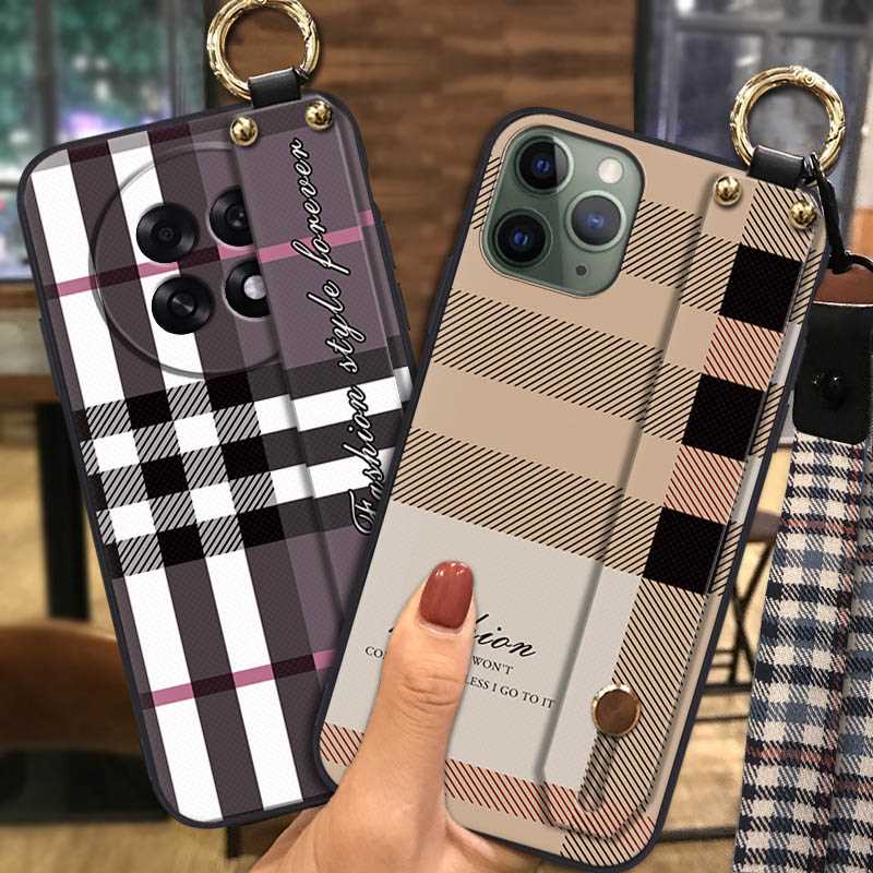 Luxury Lanyard Phone Case For OPPO A6 GT/A6 Max/F31Pro+ Anti-dust Shockproof Back Cover Anti-knock Soft case Silicone