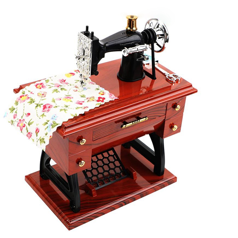 Plastic Mini Music Box Hand Crank Vintage Music Boxes Festival Gift New Year Gift Birthday Gifts