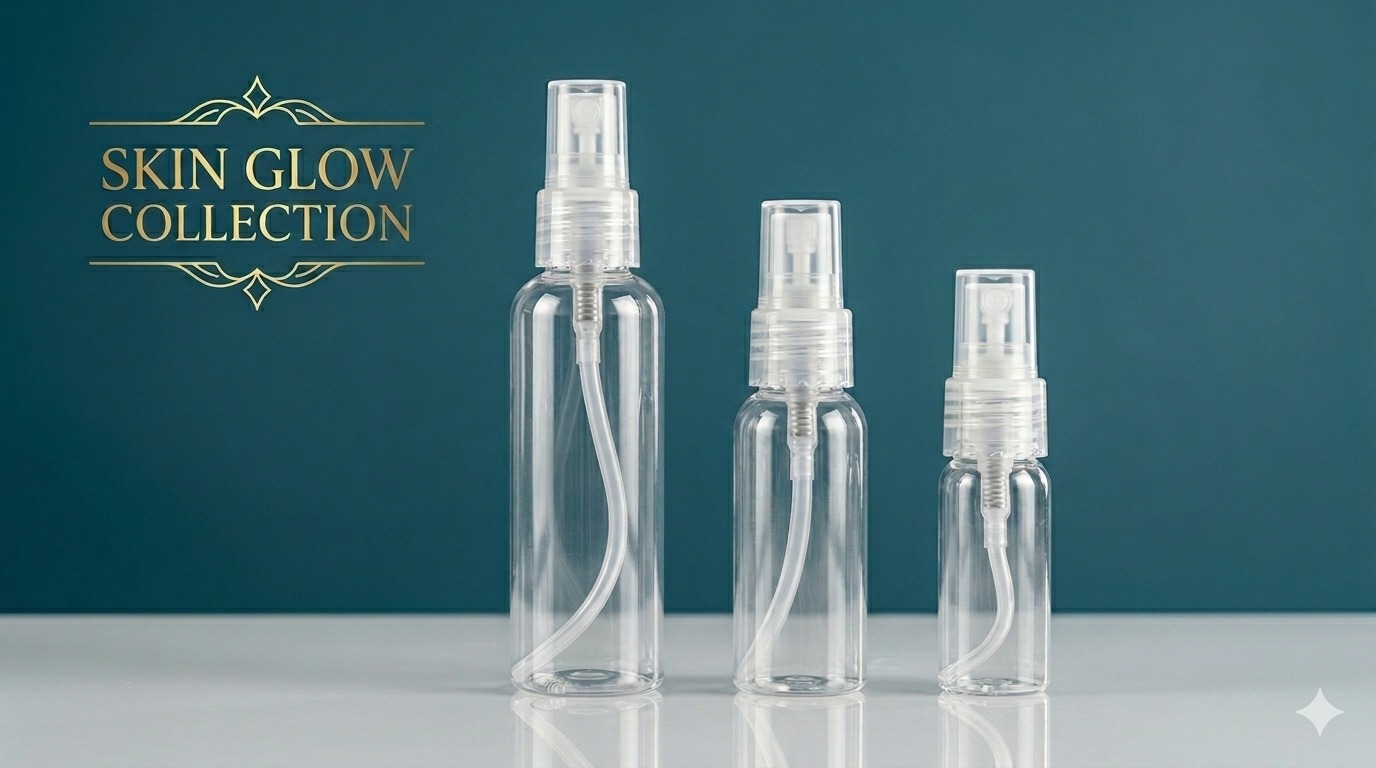 Leak-Proof Portable Spray Bottle Trio - 5ml, 8ml, 12ml Universal Refillable Skincare Containers