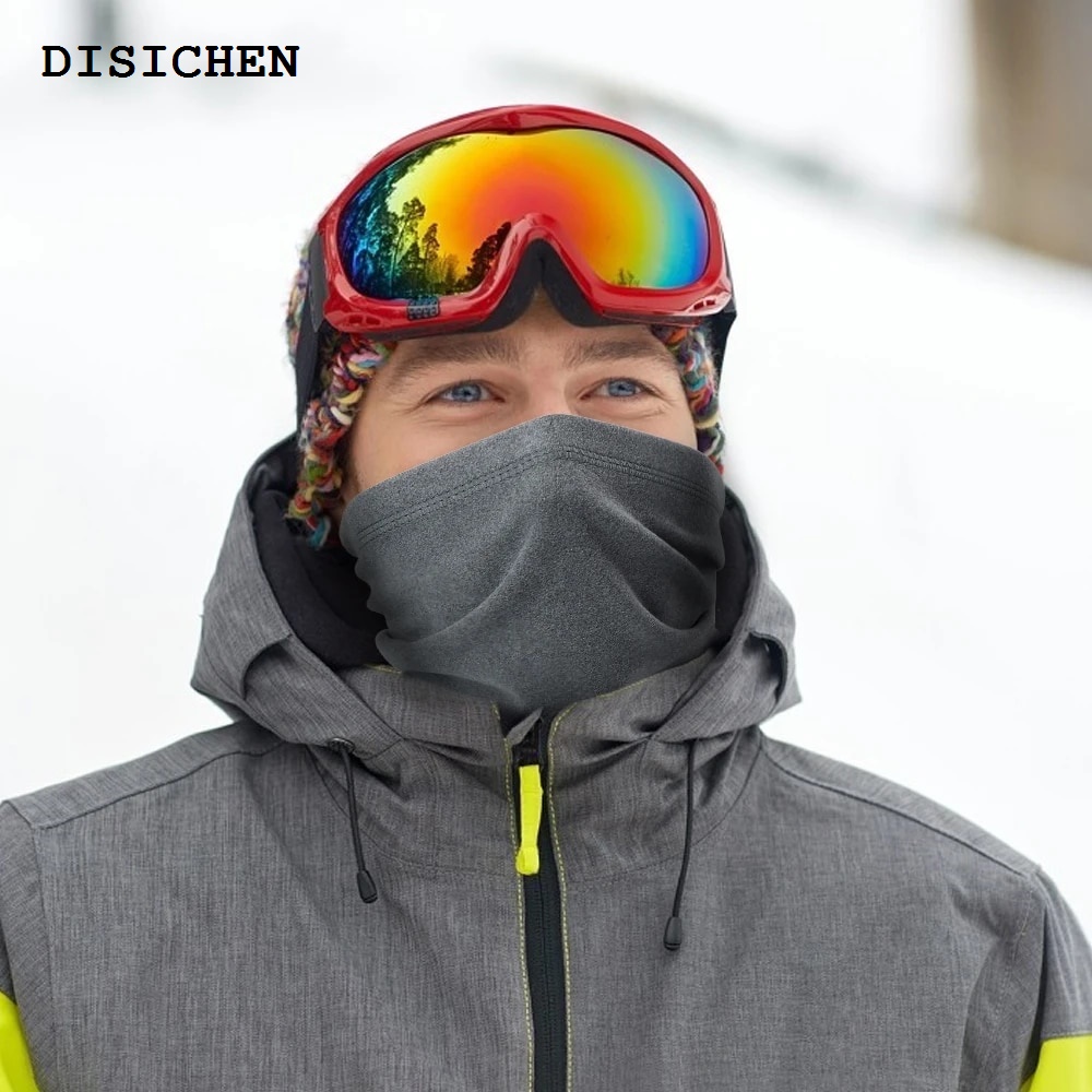 DISICHEN High Quality Winter Sports Bandana Running Fleece Thermal Neck Warmer hunting Ski Hiking Cycling Balaclava Riding Snowboard Scarf Men Women