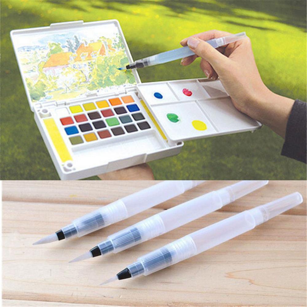 3pcs New Watercolor Water Painting Brush Drawing Pilot Ink Pen