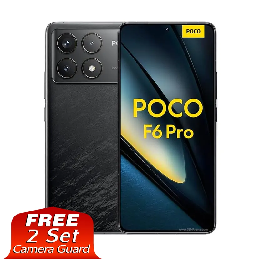 9H+ Screen Protector For【Xiaomi Poco F6 Pro】Hammerproof Flexible Screen Guard (Free 2 Pcs. Camera Lens Protector)
