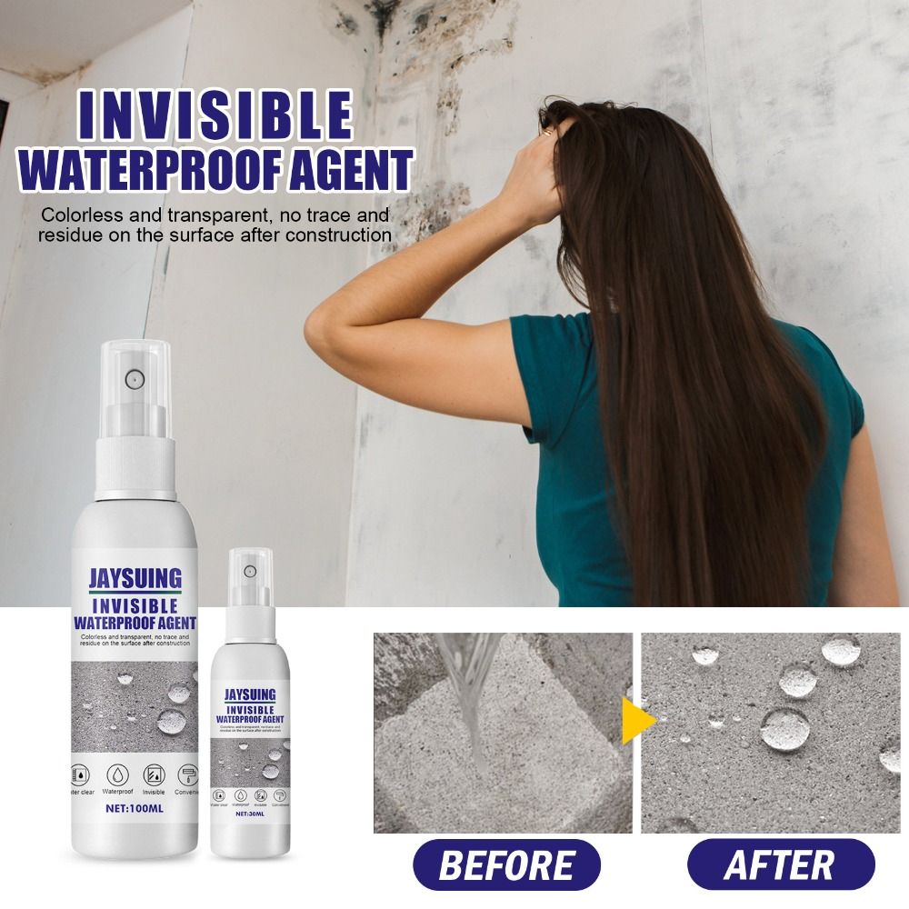 High Quality Liquid Invisible Waterproof Agent 30ml/100ml Strong Adhesive Sealant Patch Paint Waterproofing Gel Glue Water-proof Spray Restrooms