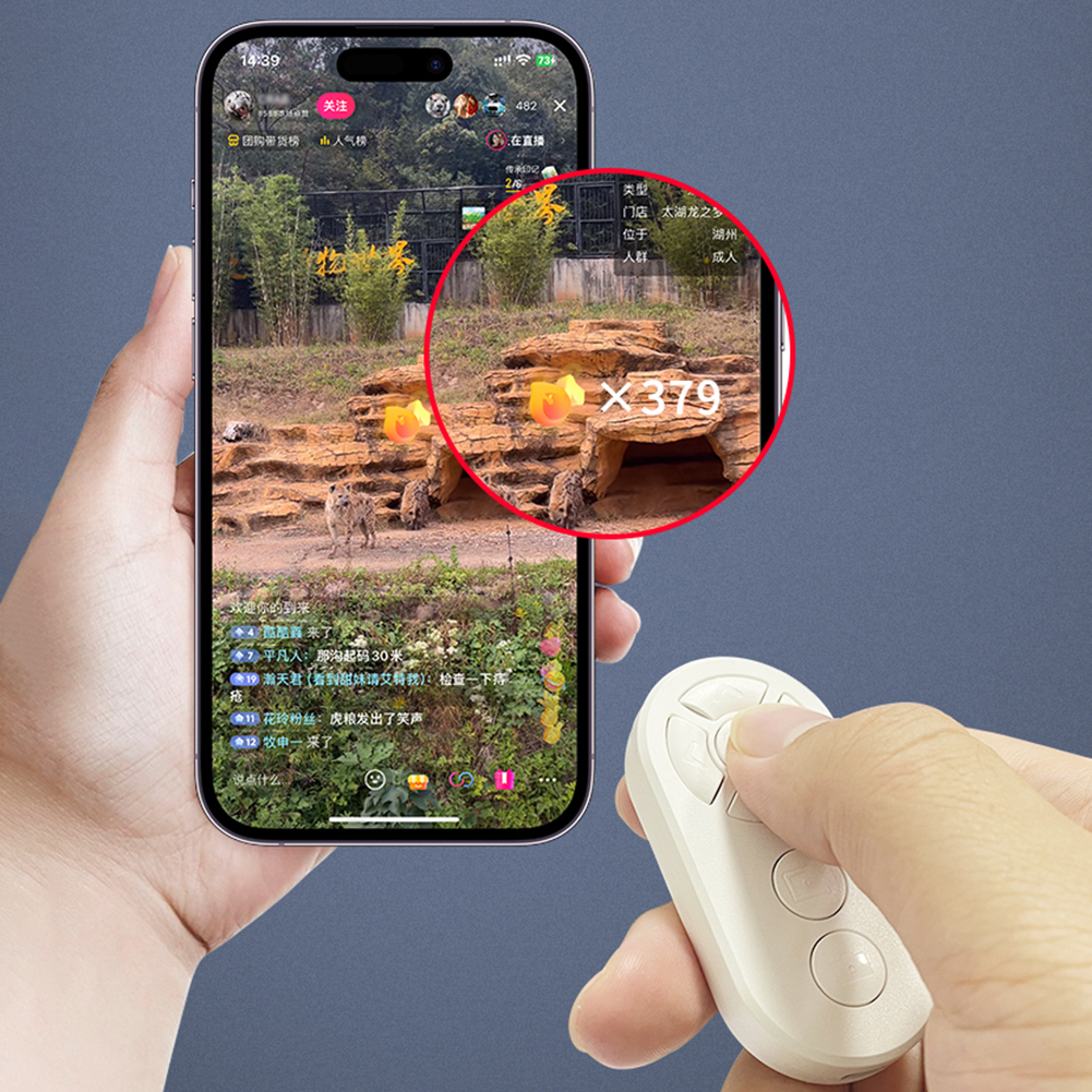 NEW 7 Buttons Selfie Photo Shutter Bluetooth-Compatible Universal Remote Control for Androide/iPhon Camera Control