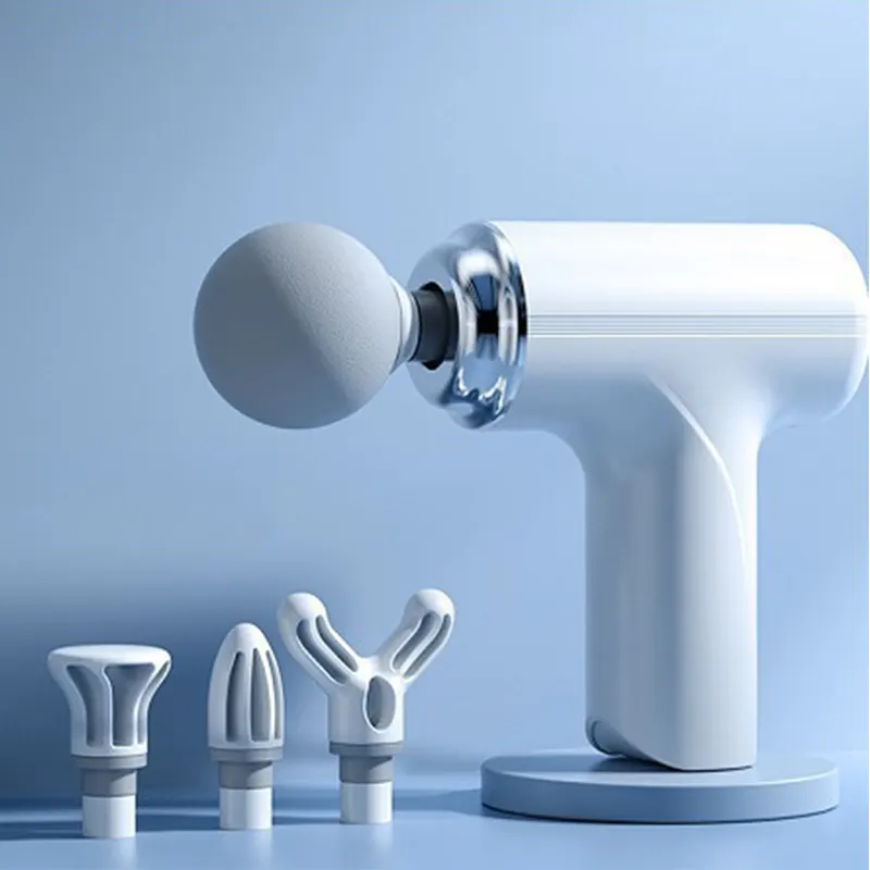 Portable Mini Smart Massage Gun: Professional-Level Relief with 4 Adjustable Heads for Neck, Back, Waist, and Foot Massage-Soreness and Fatigue - image 1
