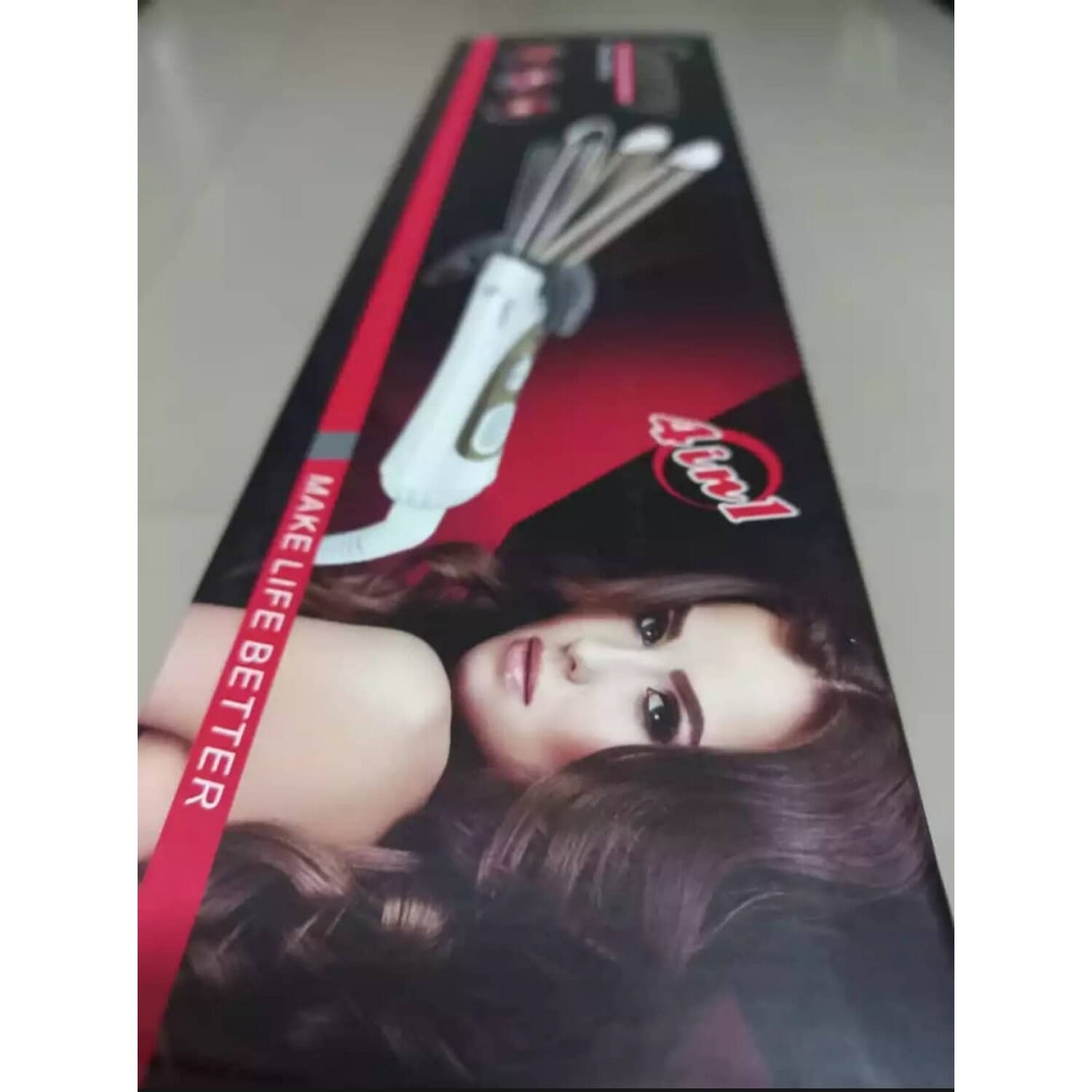 4 In 1 Gemei Professional Hair Iron Hair Straightener, Curler And Wave